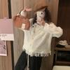 Women's Tassel Soft Knit Cardigan Coat - Slimming Design, Gentle Fashion for Spring and Autumn
