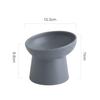 Cat Nordic Style Food Water Bowl Pet Animal Ceramic Eating Dishes High Foot Raised Puppy Cats Matte Bowls Elevated Dog Bowls