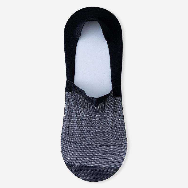 

Мужские ультратонкие нескользящие носки Ice Silk с невидимой сеткой чёрный