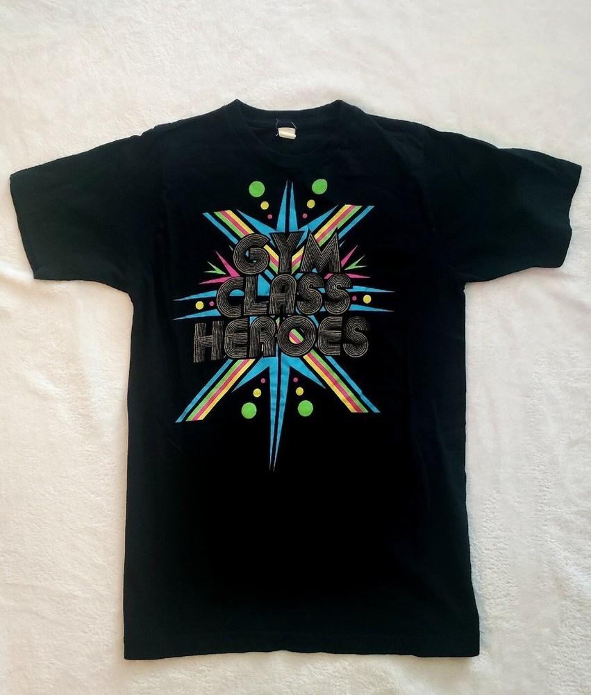 Vintage Gym Class Heroes Band Colorful T-shirt Short All Size S to 5XL NZ036 Unisex T-Shirt S