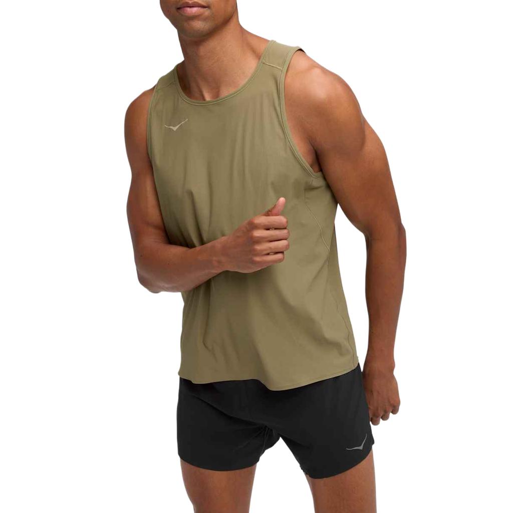 HOKA ONE ONE Tank Top Men's Wild Mushroom 1175770-WDMS