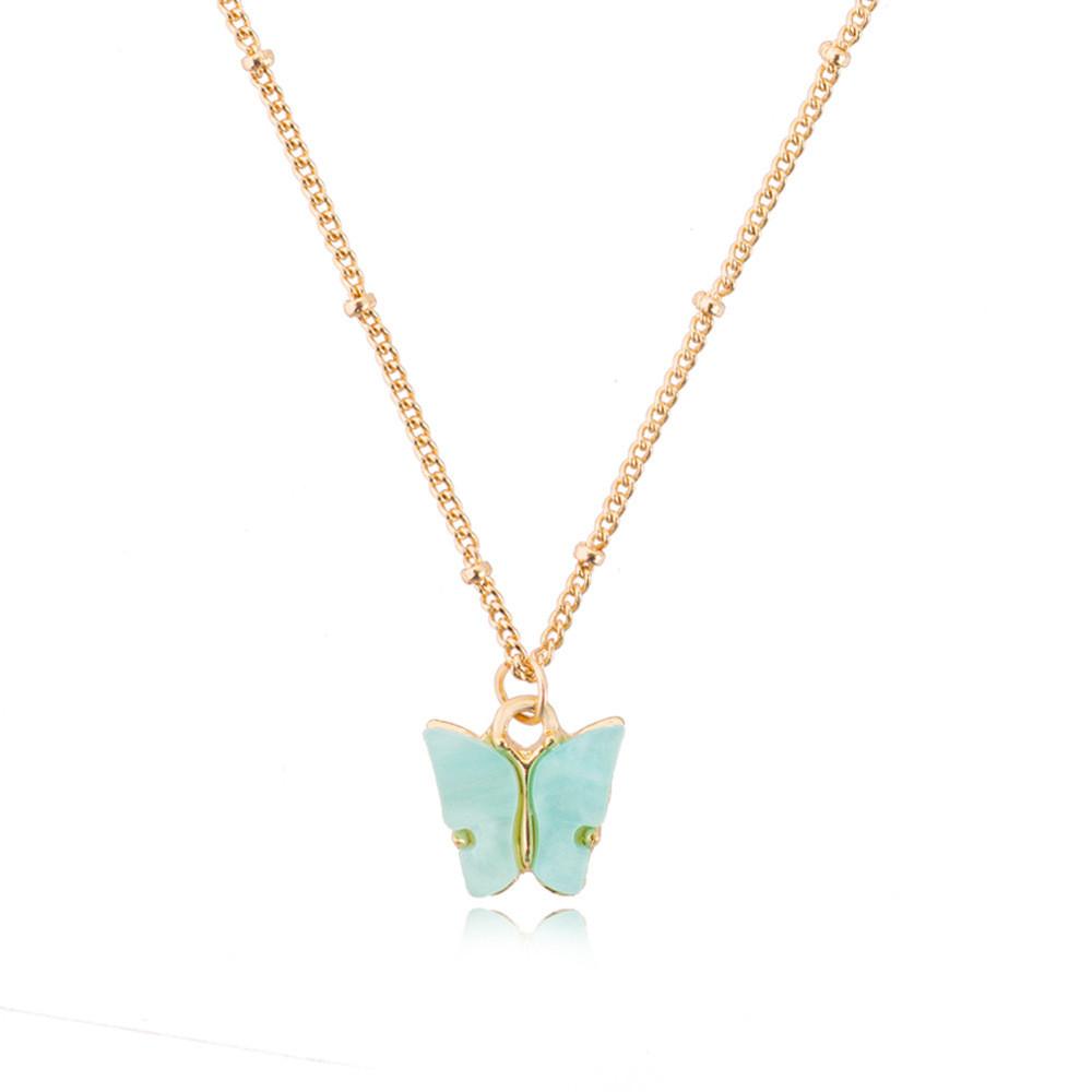 Necklace Artistic Butterfly For Women In Alloy With Vibrant Combinations Color