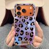 Pink Black Leopard Print Pattern Phone Case for Iphone 17 Air 16 15 14 7 8 Plus 13 11 12 Pro Max X XS XR SE 2022 2020 16e Cover