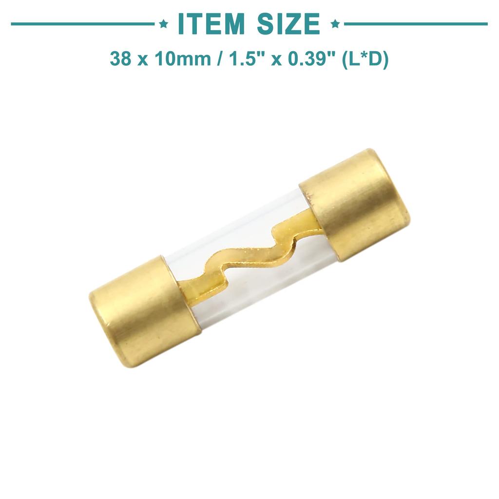 ACROPIX Sicherung 40A AGU Glasrohrsicherung Inline-Sicherung
