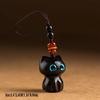 Handmade Craft Wood Car Keyring Wood Material DIY Keychain Components New Cat Shape Charm
