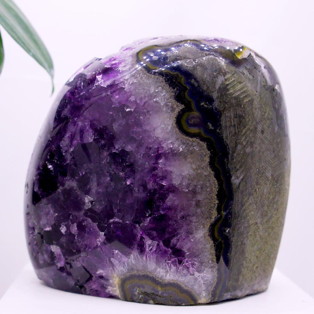 Carefully Selected Amethyst Natural Purple Crystal Raw Power Feng Interior Decor High-Quality Cluster, Stone, Approx. 859070mm, Weight Approx.