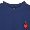 New MLB SS23 Heart Series T Shirts Men's Navy Blue 3ATSH0133-43NYS