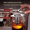 Stainless Steel Double-Ear Conical Tea Infuser & Strainer