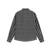 In Autumn, That Is A Plaid Long-Sleeved Shirt, Hong Kong Style Men'S Casual Loose Lapel Shirt.