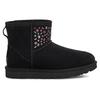 UGG Classic Mini Stud Ii Sheepskin Snow Boots Women Boots Black 1119101-BLK