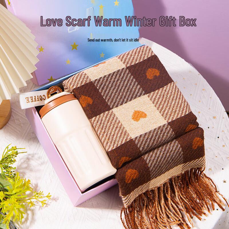 New Year Winter Scarf Gift Set