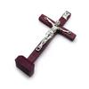 With Stand Wood Crucifix Catholic Religious Charm Catholic Jesus Cross Wooden Prayer Vintage Religious Decoration Church