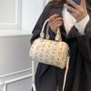 New niche design retro Boston bag women's trend handbag versatile fashion shoulder messenger bag