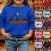 Kids' Halloween Print Hoodie Casual Loose Fit Long Sleeve Sweatshirt for Party and -or-