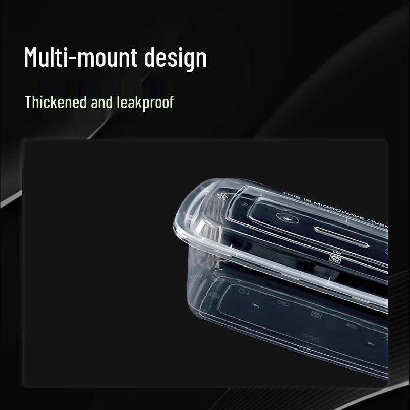 Yishengtong Disposable Rectangular Takeaway Food Containers