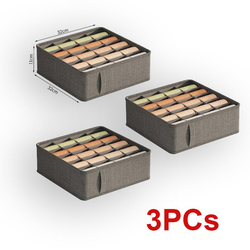 20/6/7/1 Fächer Kation PP Socken BH Hosen Schlichtheit Organizer für Schränke und Schubladen Heim Sortierboxen Aufbewahrungs-Organizer-Box