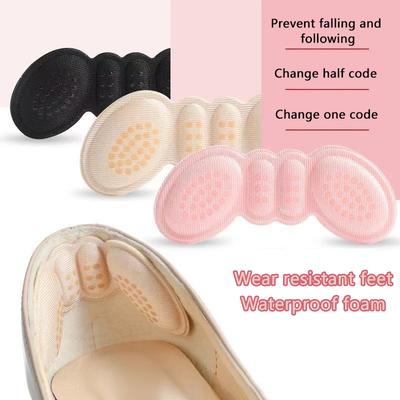 1Pair High Heel Inserts Pads Adjust Size Anti-Wear Adhesive Insoles Pain Relief Foot Care Shoes Cushion