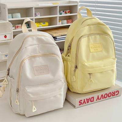 Kindergarten Small Schoolbag Girl College Student Cute High Value Letter Children's Small Backpack