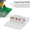 10 Pcs   Drill Bit Set 1Celsius8in Shank Tungsten Steel Strong Abrasion Resistance High Hardness Drill Bits