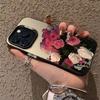 Romantic Pink White Roses Bouquet Phone Case For iPhone 17 16 Pro Max 17e 16e 15 14 13 12 11 8 7 SE 2020 Trendy Shockproof Cover