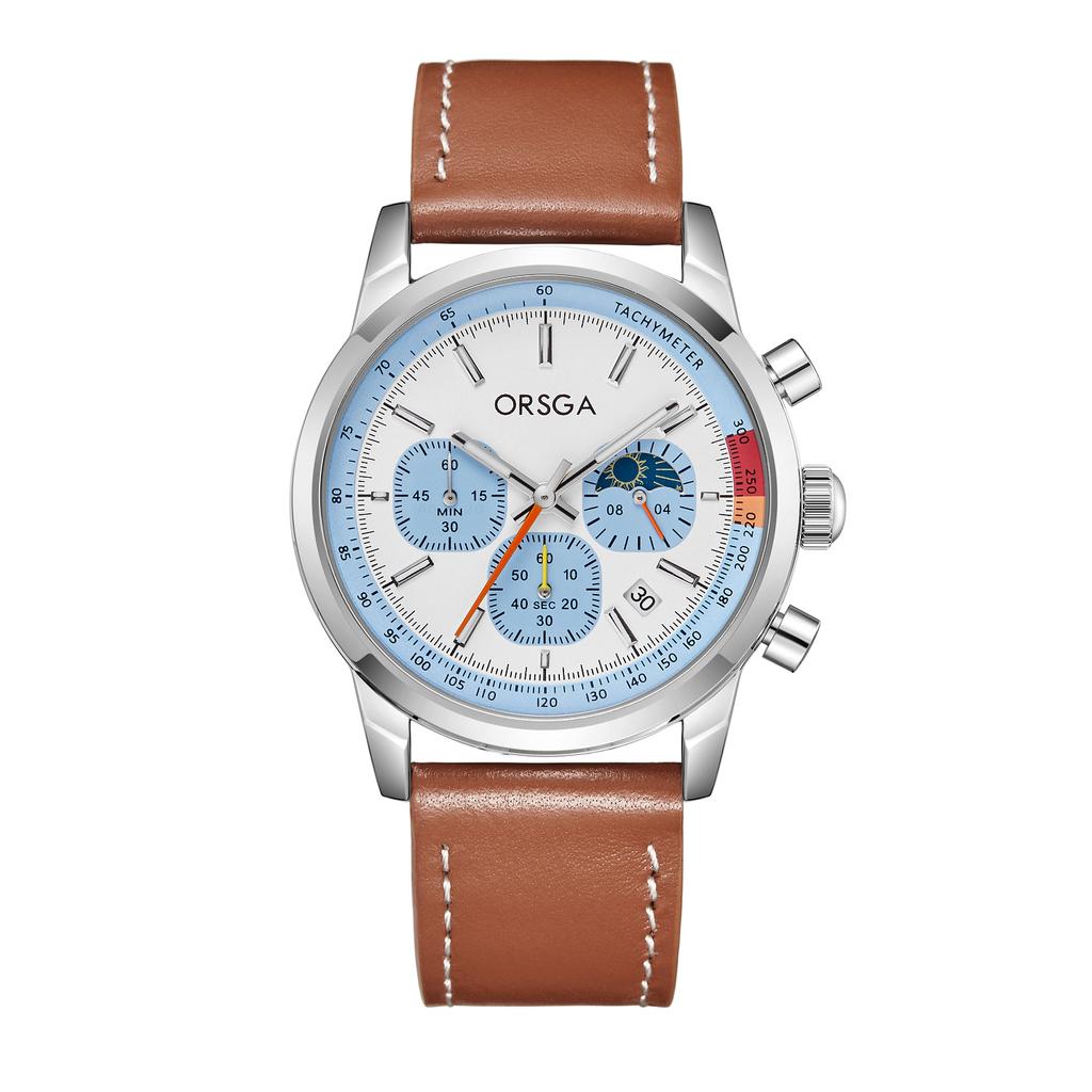 2025 New Mens Watches Luxury Quartz Chronograph Wrist Watch For Man Sapphire Mirror Waterproof Men Gift Clock Luminous