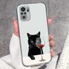 Cute Kitten Phone Case For Redmi Note 10 9 8 7 6 5A Pro 9T 8T 7S 10Lite Soft Casing Screen Protector Top Quality Dustproof Shell For Redmi Clear Cover
