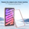 For iPad (2025) / 10.9 (2022) Case TPU + Acrylic Clear Back Ultra Thin Tablet Cover with Pen Slot
