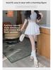 Women's White Pleated Mini Skirt, Ballet-Style High Waist A-Line Tutu Skirt