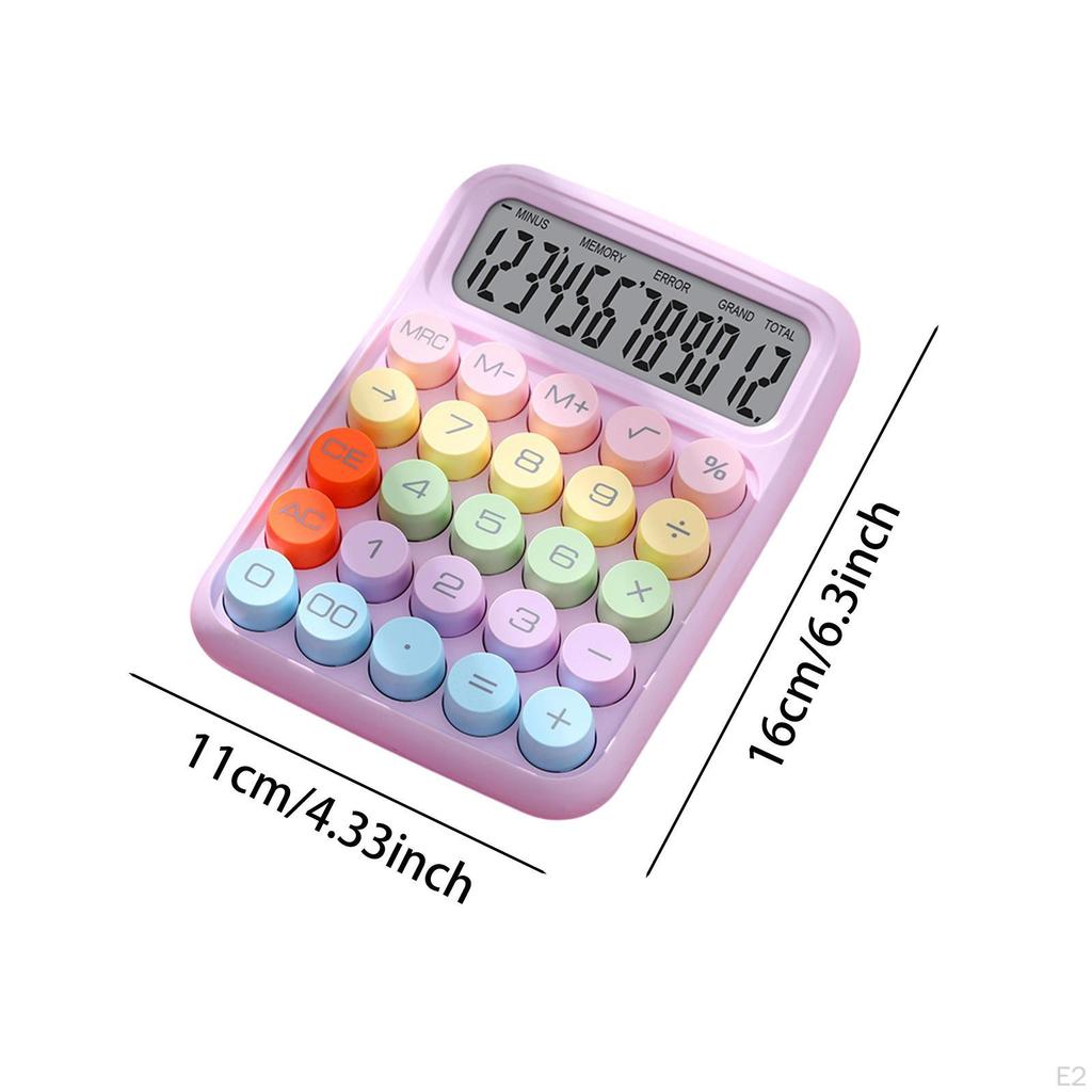 Calculator Accessory Gifts Standard Easily Press Compact Handheld Mechanical Button Business Office