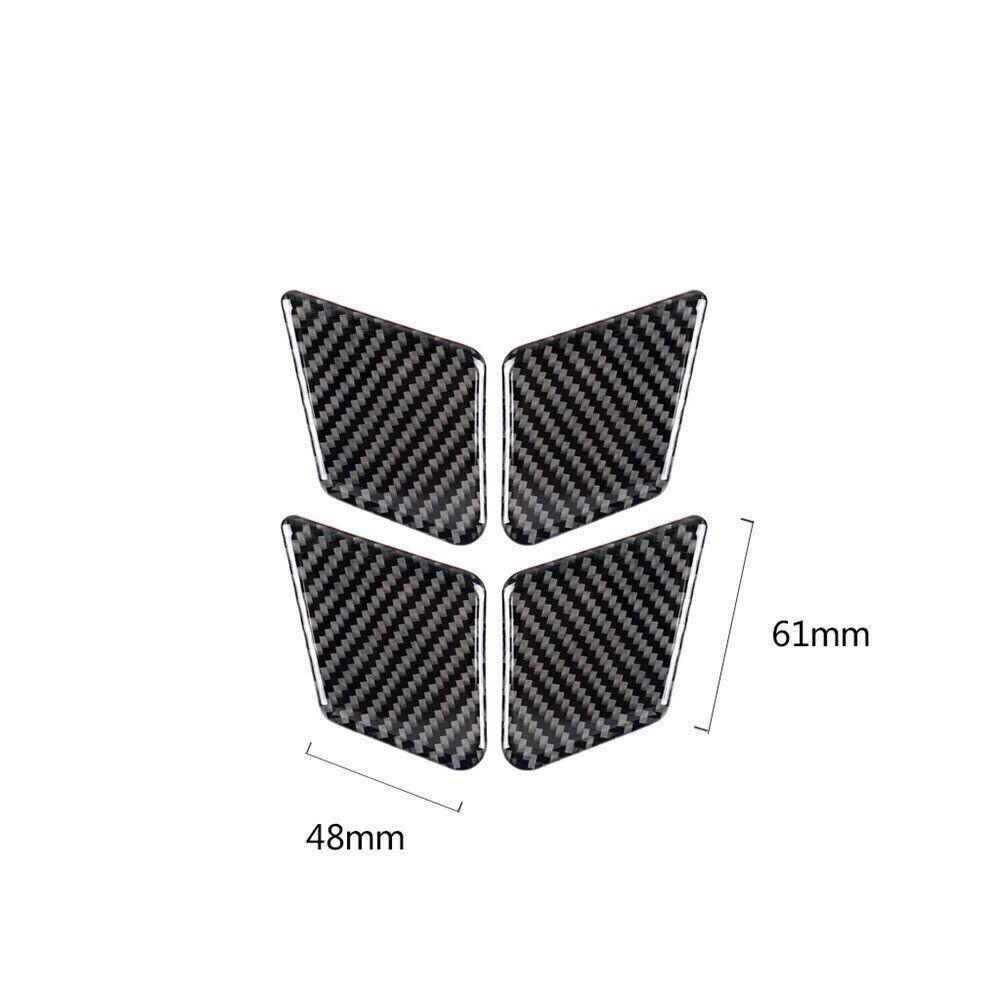 Carbon Fiber Door Handle Bowl Trim For Mercedes-Benz C E Class W204 W212 2009-15