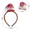 Veselé Vánoce Dekor Vánoční čepice Čelenka Hvězda Dětská Spona do vlasů Paroh dětská