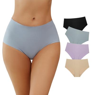 Slip Sportivi da Yoga per Donna Taglie Forti Primavera Estate Ghiaccio Seta Senza Cuciture Vita Alta
