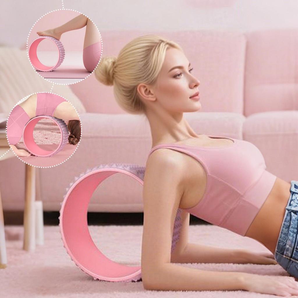 Yoga-Rad Rückenrad Für Tiefengewebsmassage Pilates-Ausrüstung Zum Dehnen Massage Gleichgewicht Sport Flexibilität Übung