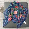 Mother's Day new floral decoration shawl temperament gentle large size sunscreen beach towel for mother gift