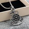 Unisex European Retro Stainless Steel Pendant Necklace