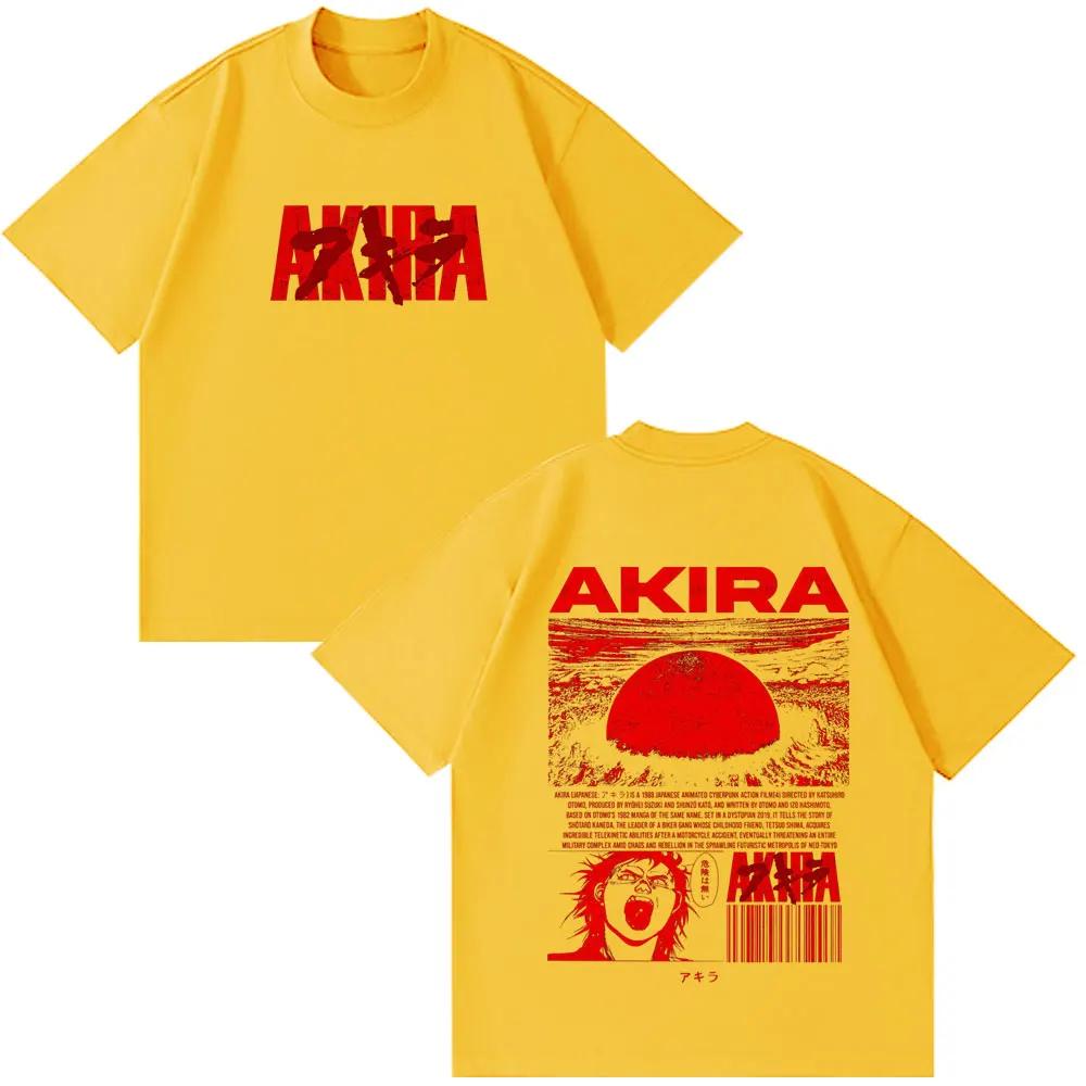 Anime Akira 90s Japanese Science Movie Shotaro Kaneda Tshirts Summer Unisex Women Short Sleeves Tshirts Funny Fashion Style Clothes