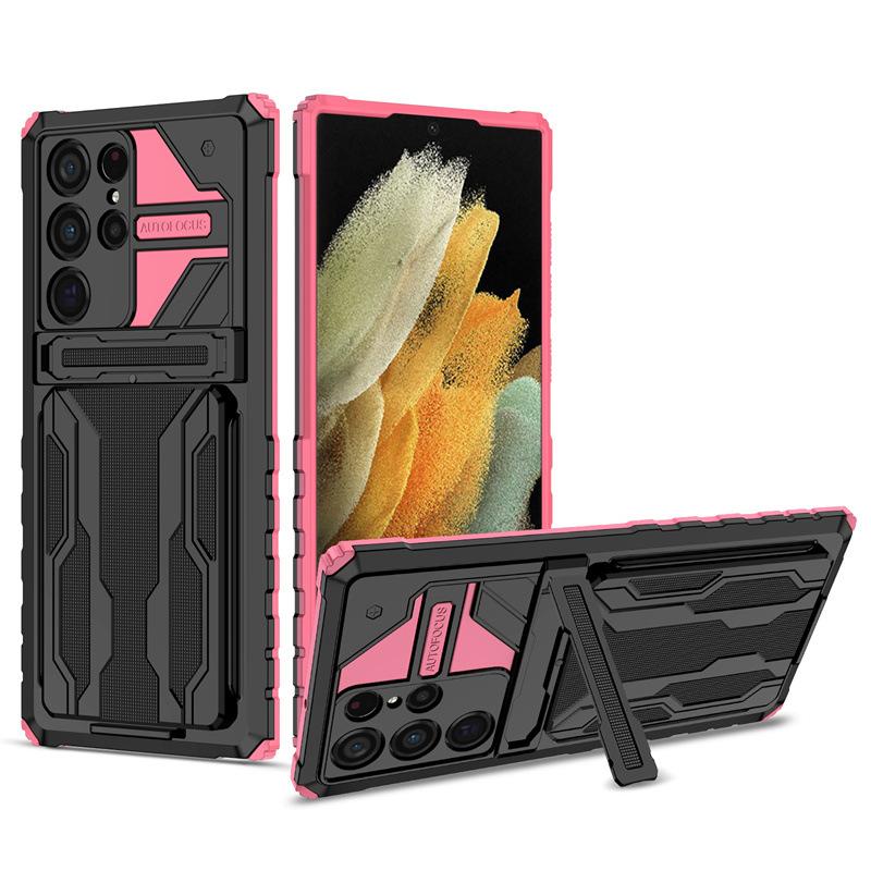 Applicable To Samsung S26Ultra King Kong Card Case Mobile Phone Case S25Ultra Card Holder S24Ultra Protective Case