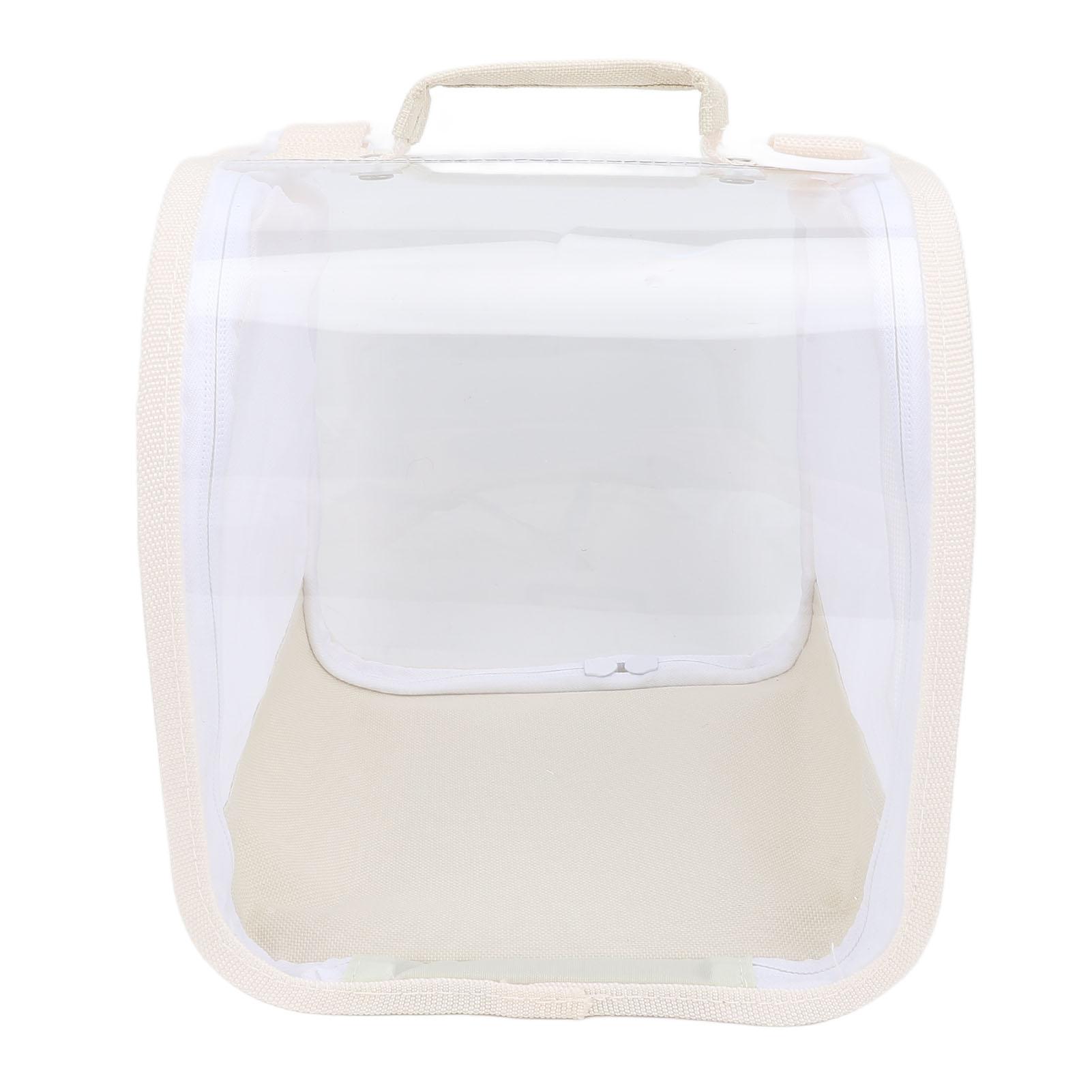 

Прозора Сітчаста Клітка для Спостереження Багатофункціональна Портативна Складана Клітка для Дрібних Тварин Тераріум Бежева