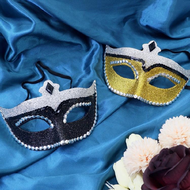 Premium Plastic Masquerades Mask With Color Burst Powder Release Mechanism For Costume Parties