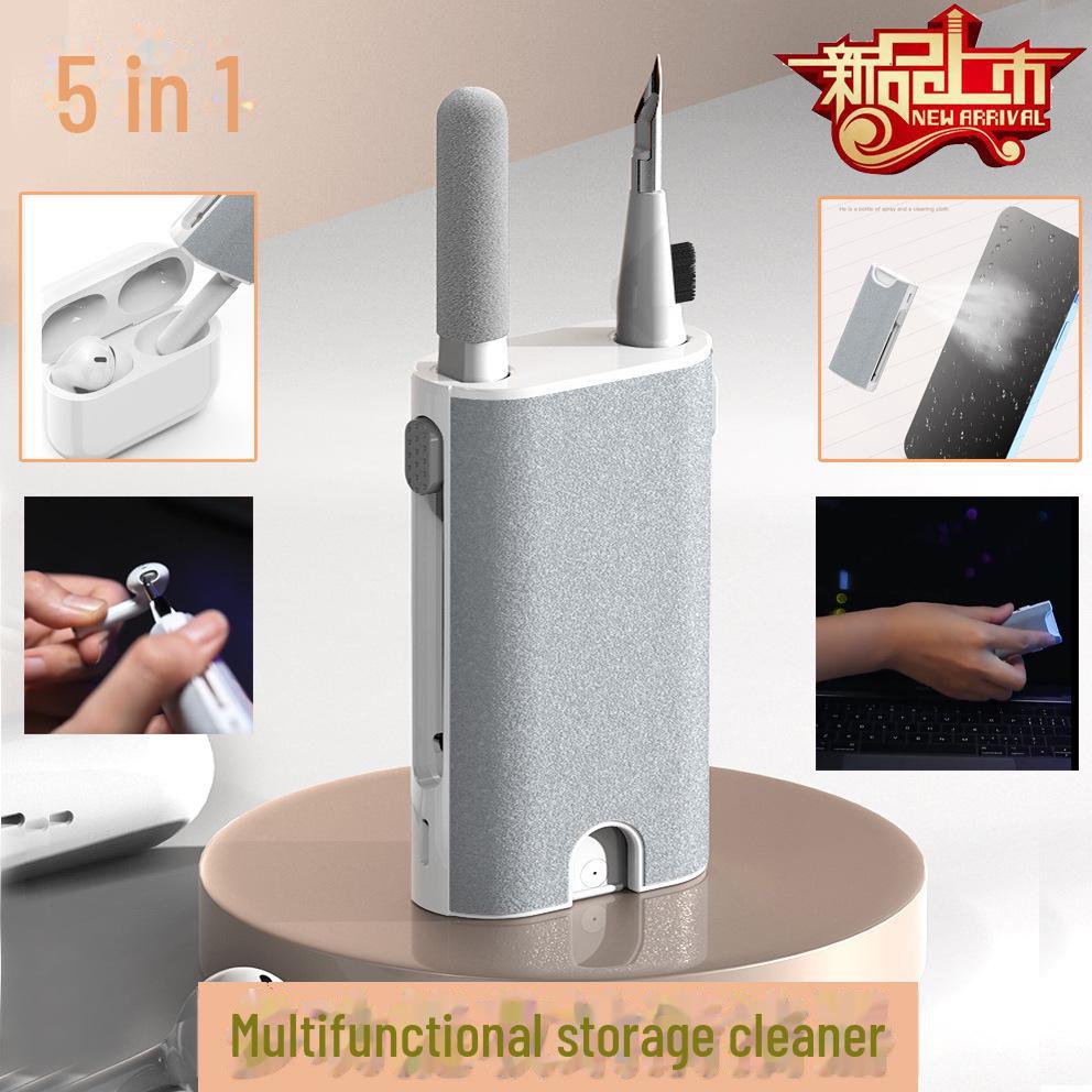 Multifunctional Cleaning Set: Keyboard Brush & Phone/Headset Cleaning Pen