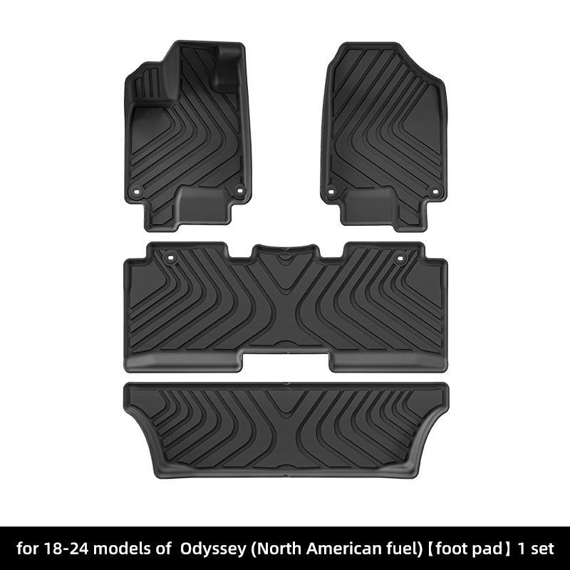Dywaniki podłogowe i do bagażnika Honda Odyssey (Modele 2018-2024) - Materiał TPE