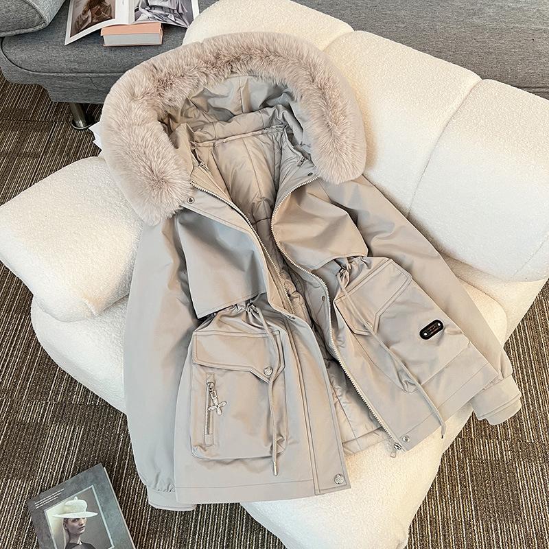 

Цельная парка, Три варианта носки, Женское короткое новое хлопковое пальто, Зимнее хлопковое пальто, Куртка, Зимнее пальто XXXL