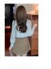 Women's Plush Lace Long-Sleeve Shirt - Stylish and Warm Autumn/Winter 2024 Top