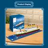 Non-Toxic Moc Creative Cruise Ship Micro Building Blocks Diy Tabletop Decoration Bricks Toys Titanic Model Birthday Christmas Gifts