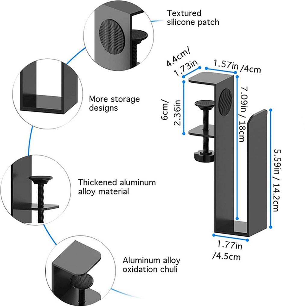 Adjustable d Laptop Stand, Mounted Desktop Laptop Desktop Drilling Suitable for Computers, Tablets, And Documents.