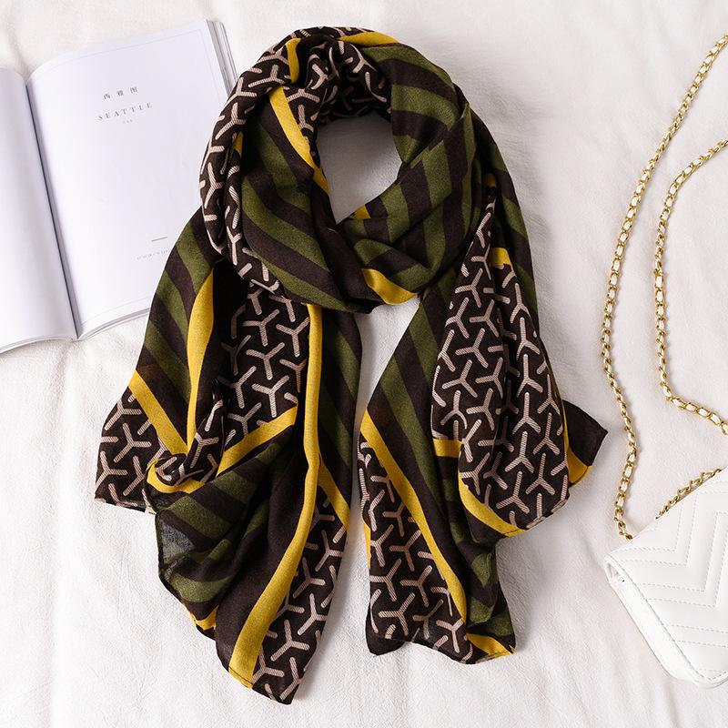 

Luxury Winter Warm Scarf Women Cashmere Shawl Wraps Tower Print Thick Pashmina Blanket Female Scarves Stole One Size