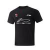 Li Ning T Shirts Unisex Black Crew Neck AHSVE61-1