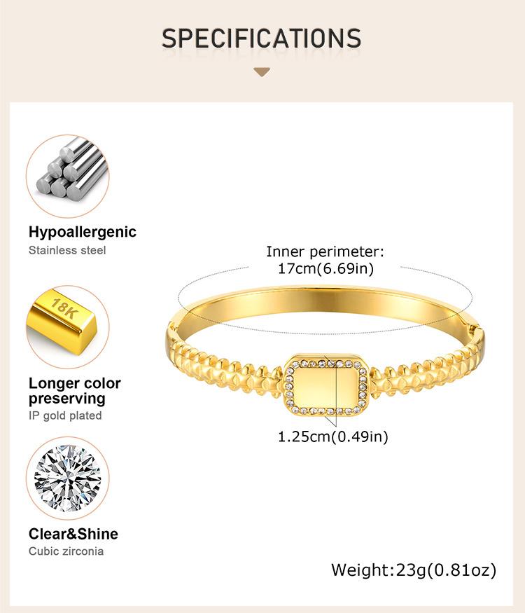 Kostenloses personalisiertes Initialen-Armband für Damen, Armreif, Personalisiertes Namens-Zirkonia-Armband, Edelstahl Liebe Freundschaft Schmuck