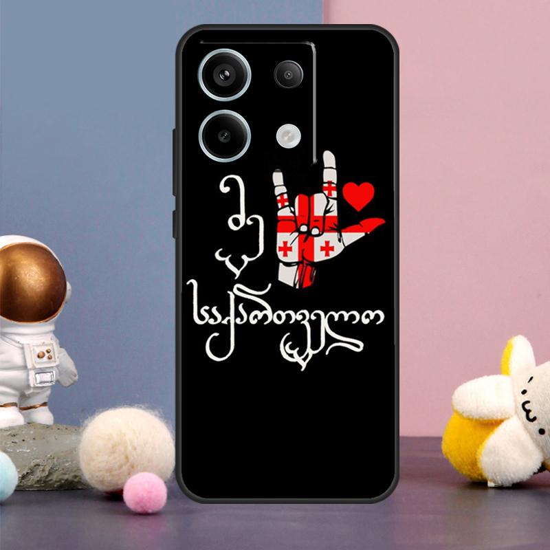 Georgia Flag Case For Xiaomi Redmi 13C 12 12C 9C 10C Redmi Note 11 12 13 Pro 9 10 10S 11S 12S Back Cover