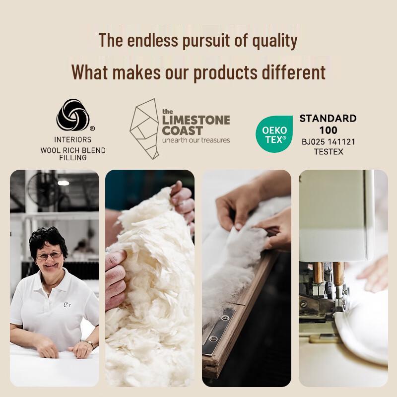 Jingdong Zao x MJ Australian Wool Climate Control Quilt